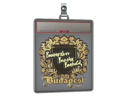 Sticker Slab | Bart4k (Gold) | Budapest 2025