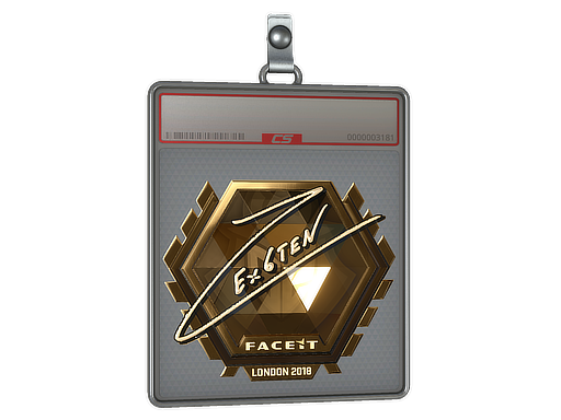 Sticker Slab | Ex6TenZ (Gold) | London 2018