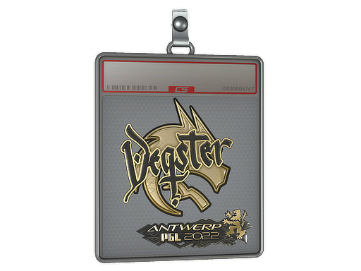 Sticker Slab | degster (Gold) | Antwerp 2022