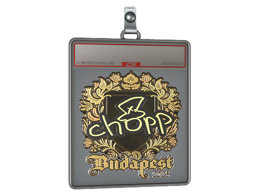 Sticker Slab | chopper (Gold) | Budapest 2025