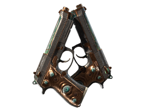 StatTrak™ Dual Berettas | Angel Eyes (Battle-Scarred)