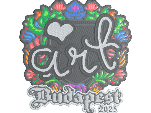 Sticker | arT (Embroidered) | Budapest 2025