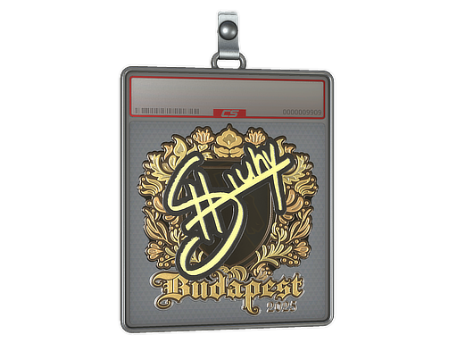 Sticker Slab | siuhy (Gold) | Budapest 2025