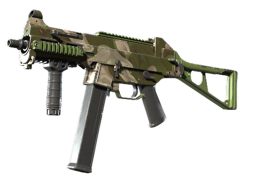 UMP-45 | Green Swirl (Well-Worn)