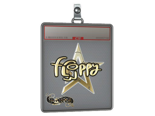 Sticker Slab | floppy (Gold) | Paris 2023