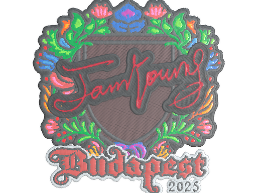 Sticker | JamYoung (Embroidered) | Budapest 2025