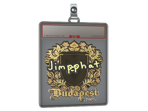 Sticker Slab | Jimpphat (Gold) | Budapest 2025