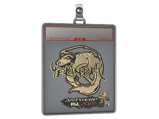 Sticker Slab | YEKINDAR (Gold) | Antwerp 2022