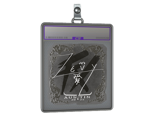 Sticker Slab | zevy (Foil) | Austin 2025