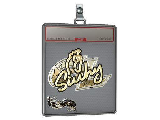 Sticker Slab | siuhy (Gold) | Paris 2023