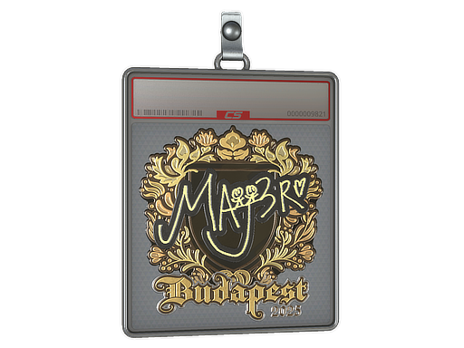 Sticker Slab | MAJ3R (Gold) | Budapest 2025