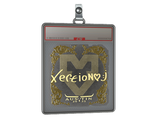 Sticker Slab | xertioN (Gold) | Austin 2025