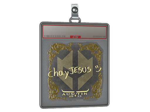 Sticker Slab | chayJESUS (Gold) | Austin 2025