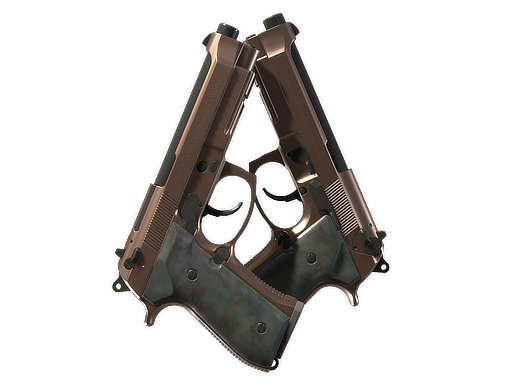 Dual Berettas | Rose Nacre (Minimal Wear)