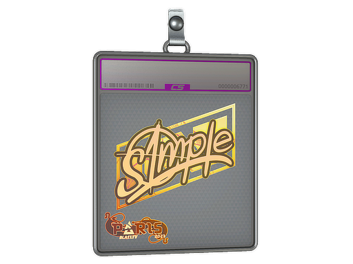 Sticker Slab | s1mple (Holo) | Paris 2023