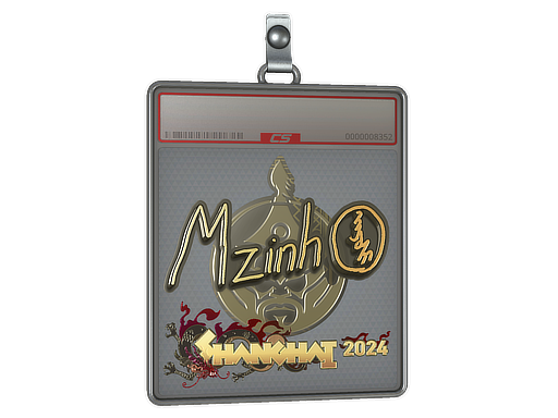 Sticker Slab | mzinho (Gold) | Shanghai 2024