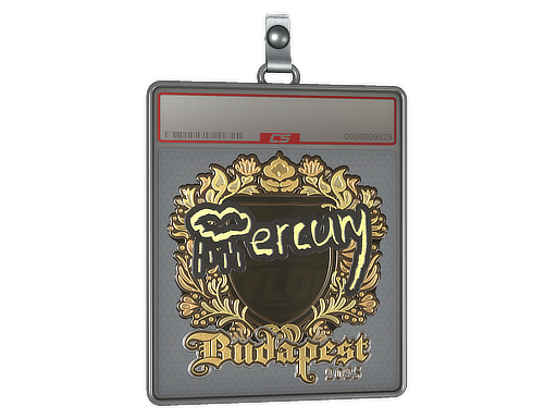 Sticker Slab | Mercury (Gold) | Budapest 2025