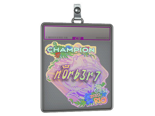 Sticker Slab | n0rb3r7 (Holo, Champion) | Rio 2022