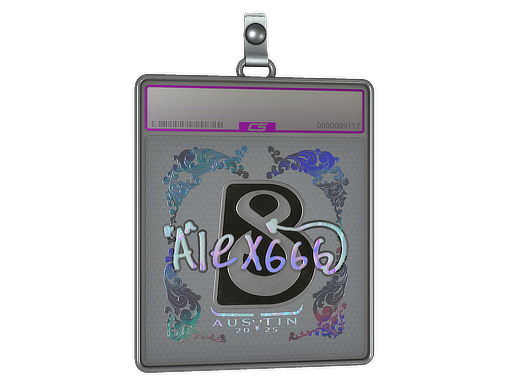 Sticker Slab | alex666 (Holo) | Austin 2025