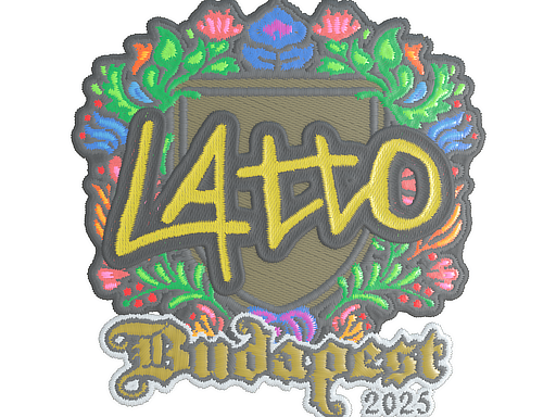 Sticker | latto (Embroidered) | Budapest 2025