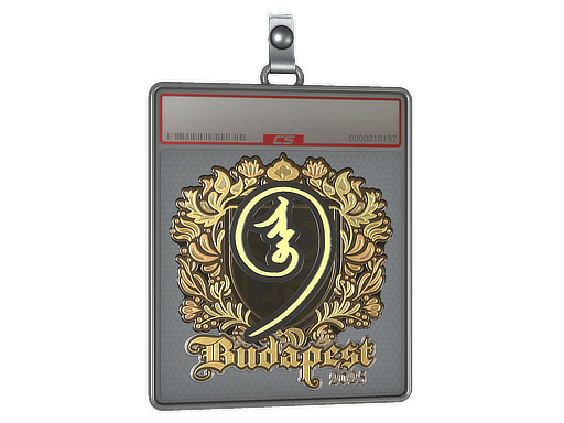 Sticker Slab | nin9 (Gold) | Budapest 2025