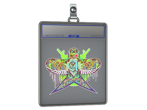 Sticker Slab | Green Swallow