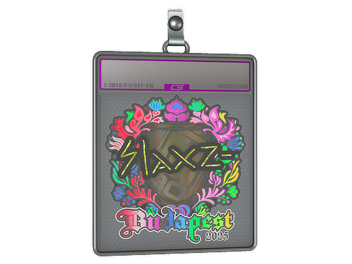 Sticker Slab | slaxz- (Holo) | Budapest 2025