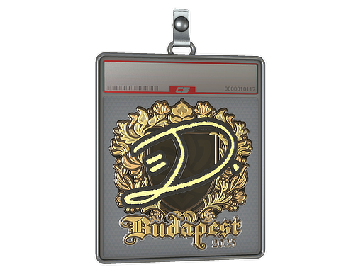 Sticker Slab | dumau (Gold) | Budapest 2025