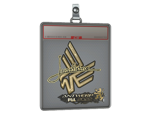 Sticker Slab | juanflatroo (Gold) | Antwerp 2022