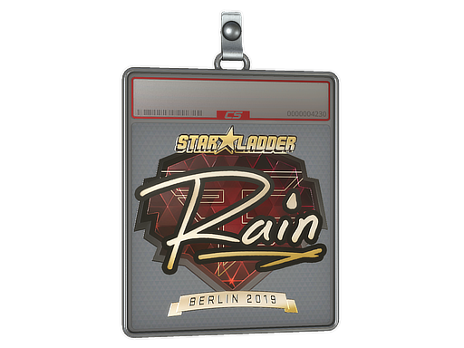 Sticker Slab | rain (Gold) | Berlin 2019