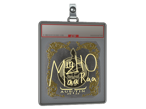 Sticker Slab | mzinho (Gold) | Austin 2025
