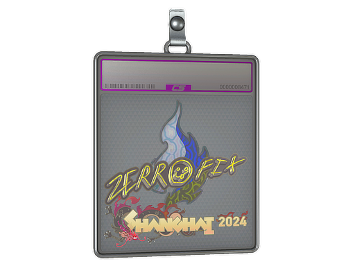 Sticker Slab | zeRRoFIX (Holo) | Shanghai 2024