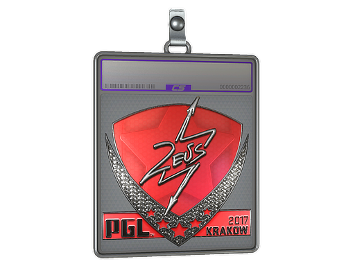 Sticker Slab | Zeus (Foil) | Krakow 2017