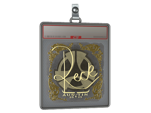 Sticker Slab | reck (Gold) | Austin 2025