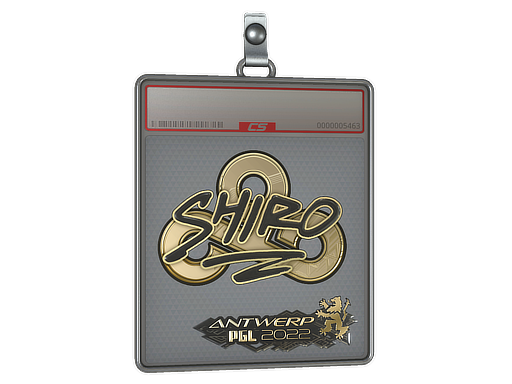 Sticker Slab | sh1ro (Gold) | Antwerp 2022