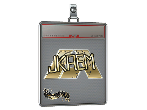 Sticker Slab | jkaem (Gold) | Paris 2023