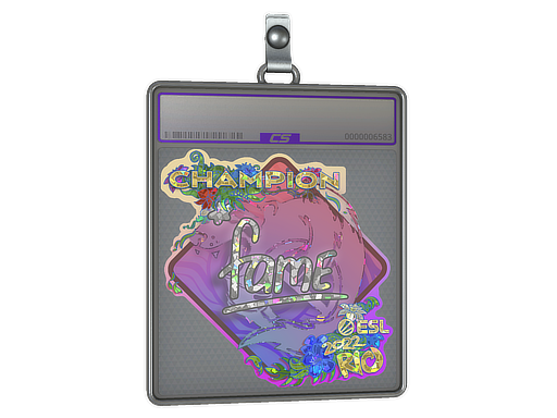 Sticker Slab | fame (Glitter, Champion) | Rio 2022