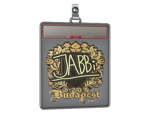 Sticker Slab | jabbi (Gold) | Budapest 2025