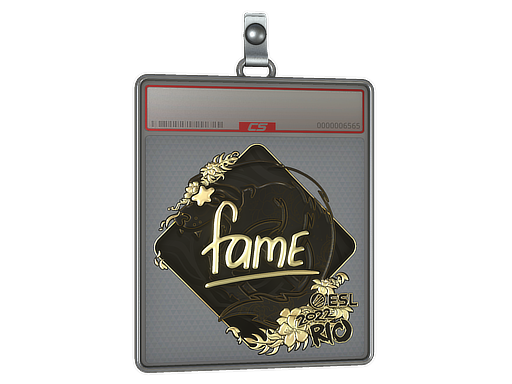 Sticker Slab | fame (Gold) | Rio 2022