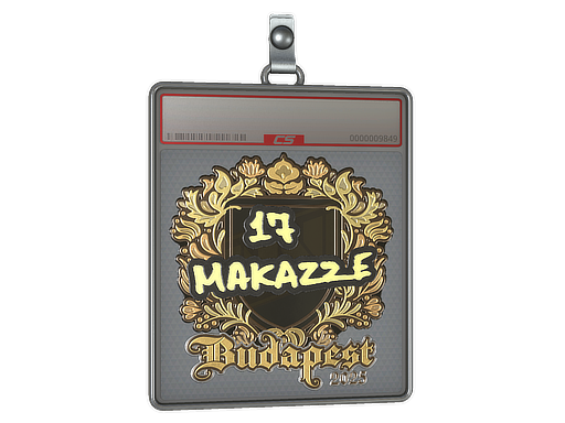 Sticker Slab | makazze (Gold) | Budapest 2025