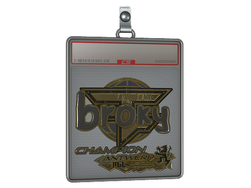 Sticker Slab | broky (Gold, Champion) | Antwerp 2022