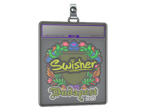 Sticker Slab | Swisher (Embroidered) | Budapest 2025