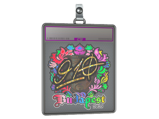Sticker Slab | 910 (Holo) | Budapest 2025