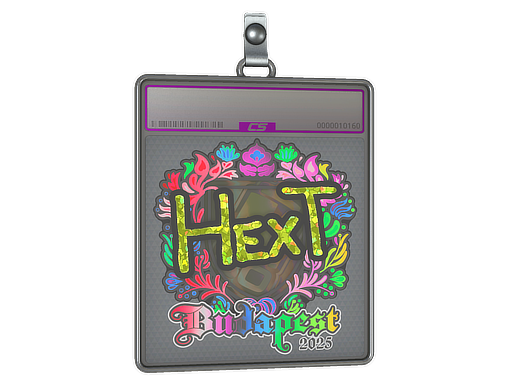 Sticker Slab | HexT (Holo) | Budapest 2025