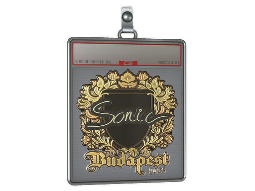 Sticker Slab | Sonic (Gold) | Budapest 2025