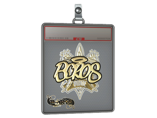 Sticker Slab | BOROS (Gold) | Paris 2023