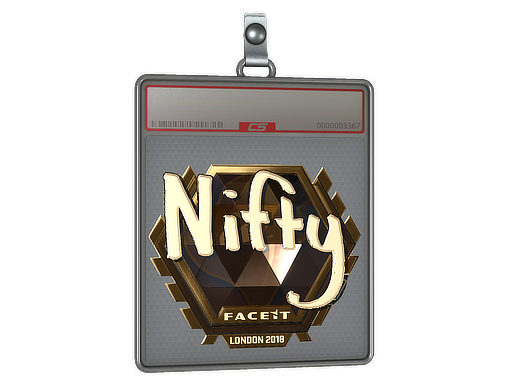 Sticker Slab | Nifty (Gold) | London 2018