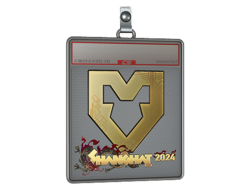 Sticker Slab | MOUZ (Gold) | Shanghai 2024