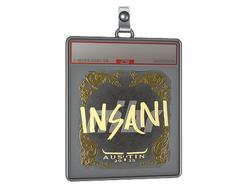 Sticker Slab | insani (Gold) | Austin 2025