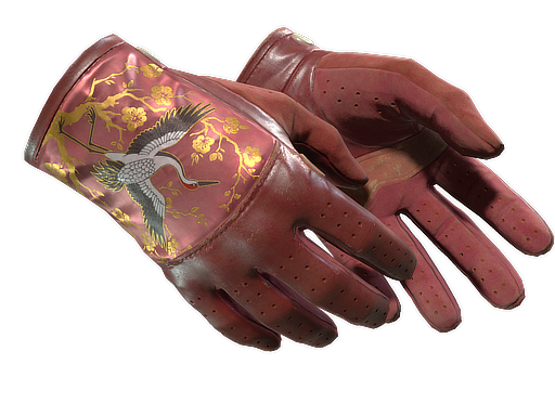 ★ Driver Gloves | Brocade Crane (Well-Worn)